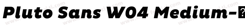 Pluto Sans W04 Medium字体转换